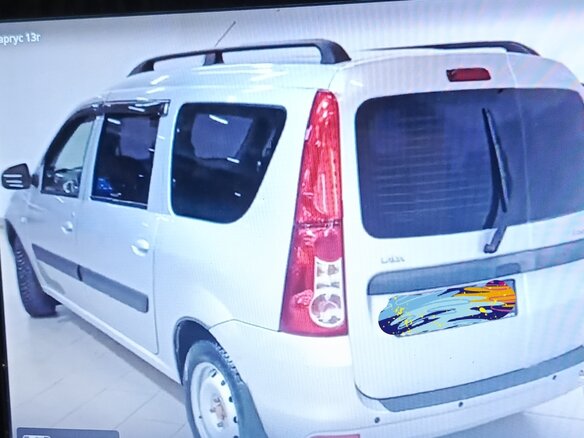 2013 Lada (ВАЗ) Largus I, серебристый, 700000 рублей - вид 2