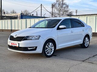 2019 Skoda Rapid I Рестайлинг, белый, 1350000 рублей, вид 1