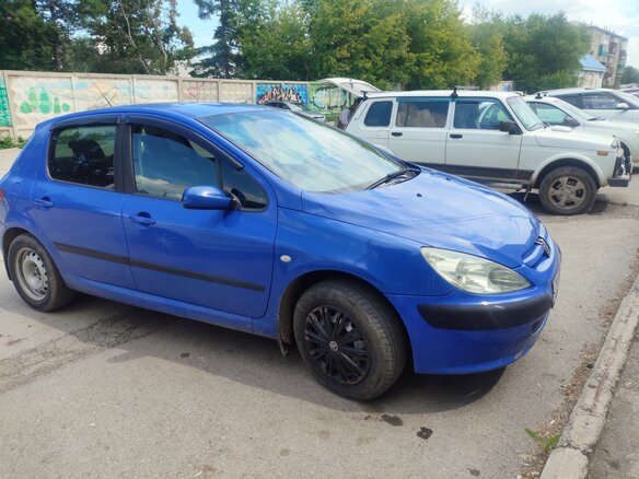 2004 Peugeot 307 I, синий, 160000 рублей