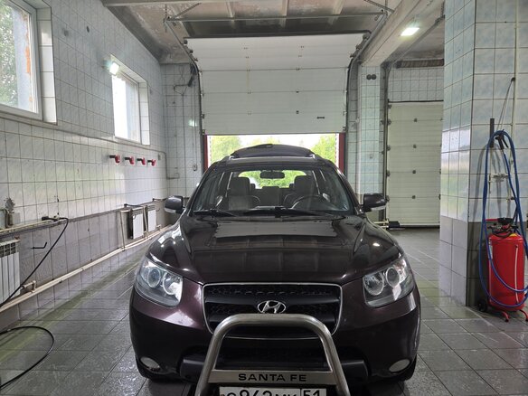 2008 Hyundai Santa Fe II, пурпурный, 1100000 рублей