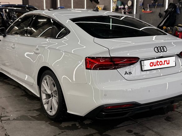 2021 Audi A5 45 TFSI II (F5) Рестайлинг, белый - вид 5