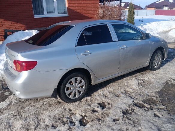 2008 Toyota Corolla X (E140, E150), серебристый, 595000 рублей - вид 1