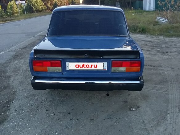2007 Lada (ВАЗ) 2107, синий, 80000 рублей - вид 3