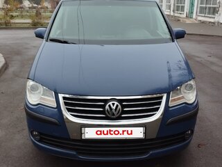 2009 Volkswagen Touran I Рестайлинг, синий, 750000 рублей, вид 1
