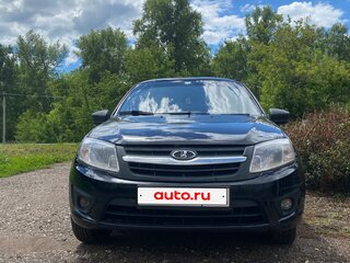 2014 Lada (ВАЗ) Granta I, чёрный, 340000 рублей, вид 3