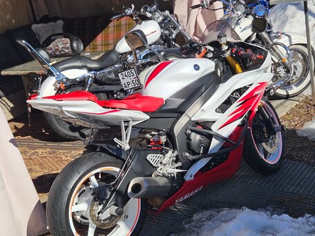 2006 Yamaha YZF-R6, белый, 770000 рублей, вид 2