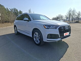 2022 Audi Q7 55 TFSI II (4M) Рестайлинг, белый, 4700000 рублей, вид 2