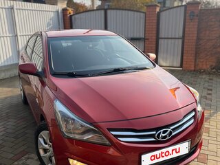 2015 Hyundai Solaris I Рестайлинг, красный, 770000 рублей, вид 4