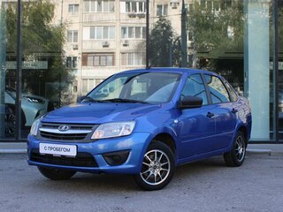 2018 Lada (ВАЗ) Granta I, синий, 460000 рублей, вид 1
