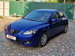 2007 Mazda 3 I (BK) Рестайлинг, синий, 650000 рублей, вид 3