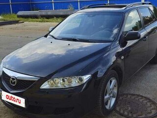 2004 Mazda 6 I (GG), чёрный, 380000 рублей, вид 1