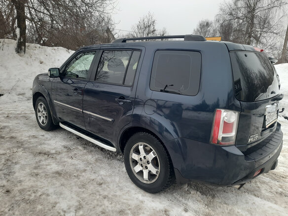 2012 Honda Pilot II Рестайлинг, синий, 1540000 рублей - вид 2