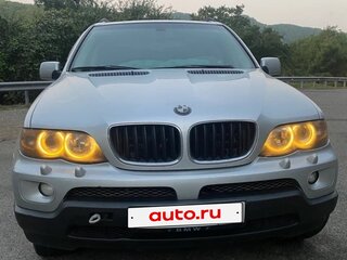 2004 BMW X5 3.0i I (E53) Рестайлинг, серебристый, 1200000 рублей, вид 3