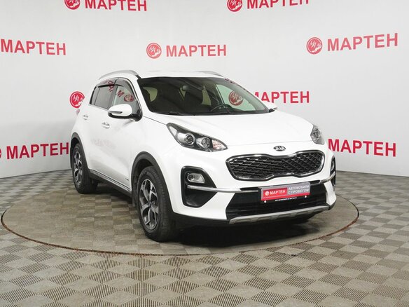 2019 Kia Sportage IV Рестайлинг, белый - вид 3