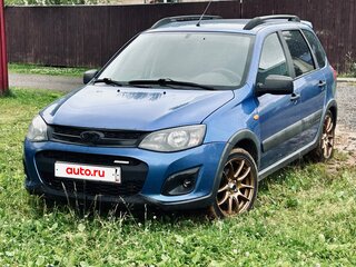 2017 Lada (ВАЗ) Kalina Cross II, синий, 600000 рублей, вид 1