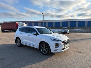 2019 Hyundai Santa Fe IV, белый, 3050000 рублей, вид 2