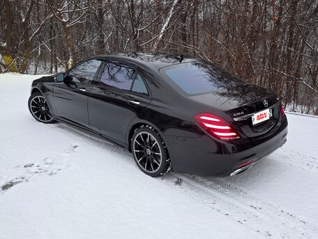 2019 Mercedes-Benz S-Класс 560 Long VI (W222, C217) Рестайлинг, чёрный, 6900000 рублей, вид 4