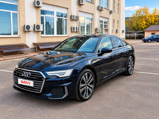 2020 Audi A6 40 TDI V (C8), синий, 3700000 рублей, вид 2