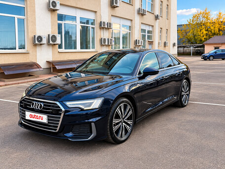 2020 Audi A6 40 TDI V (C8), синий, 3700000 рублей, вид 2