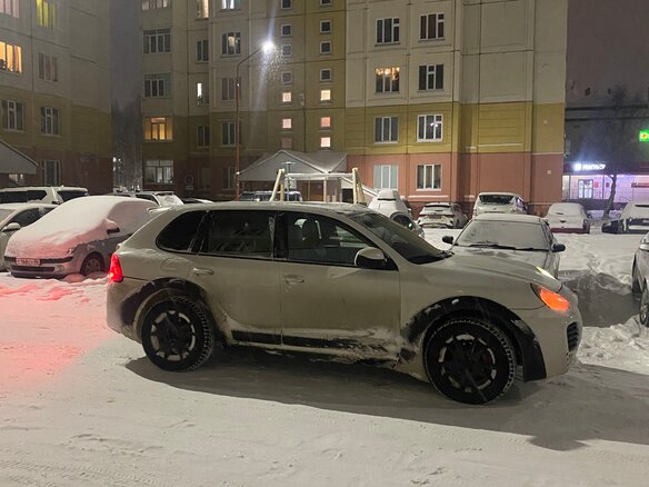 2004 Porsche Cayenne Turbo I (955), белый, 780000 рублей - вид 5
