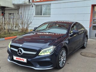 2014 Mercedes-Benz CLS 350 BlueTEC II (C218) Рестайлинг, синий, 3450000 рублей, вид 1
