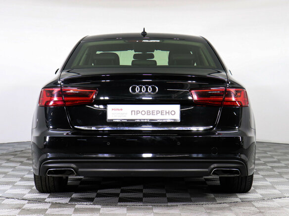 2017 Audi A6 IV (C7) Рестайлинг, чёрный - вид 5