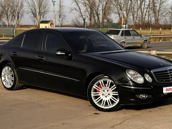 2008 Mercedes-Benz E-Класс 280 III (W211, S211) Рестайлинг, чёрный, 1200000 рублей