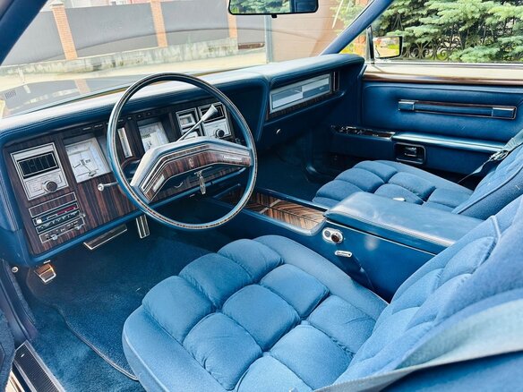 1979 Lincoln Continental V, синий, 7500000 рублей - вид 7
