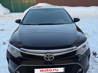 2016 Toyota Camry VII (XV50) Рестайлинг, чёрный, 1600000 рублей, вид 4