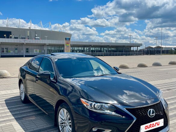 2015 Lexus ES 200 VI Рестайлинг, чёрный - вид 2