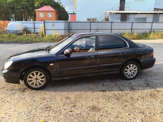 2006 Hyundai Sonata ТагАЗ IV (EF) Рестайлинг, чёрный, 370000 рублей, вид 3