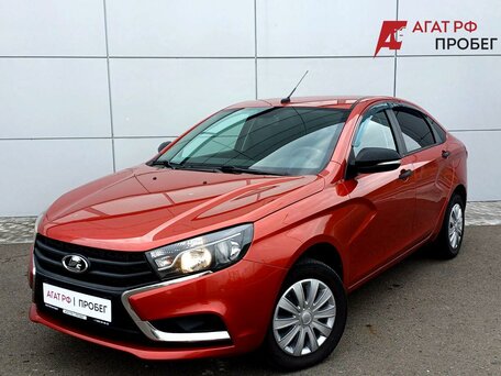 2017 Lada (ВАЗ) Vesta I, красный, 700000 рублей, вид 1