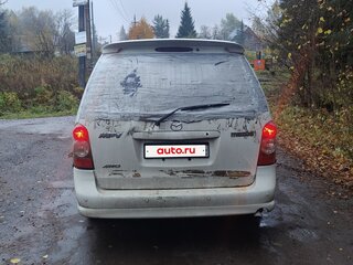2004 Mazda MPV II (LW) Рестайлинг, белый, 410000 рублей, вид 3