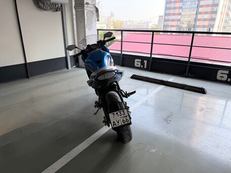 2010 Kawasaki ER-6F (Ninja 650R), синий, 420000 рублей, вид 4