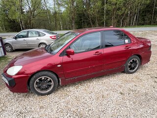 2005 Mitsubishi Lancer IX Рестайлинг, красный, 350000 рублей, вид 4
