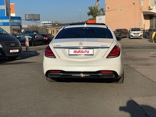 2017 Mercedes-Benz S-Класс 400 d Long VI (W222, C217) Рестайлинг, белый, 4950000 рублей, вид 3
