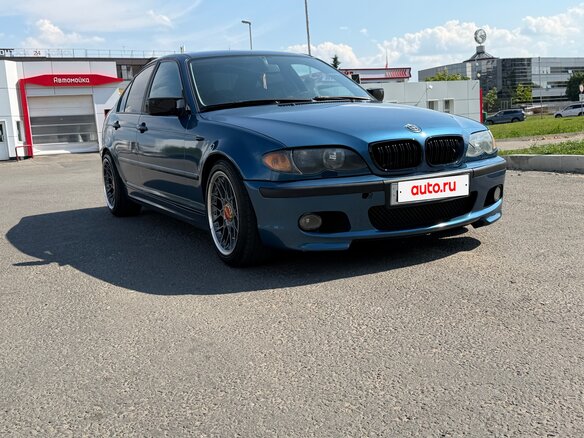 2003 BMW 3 серии 318i IV (E46) Рестайлинг, синий, 730000 рублей - вид 5