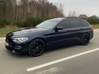 2017 BMW 5 серии 530d VII (G30/G31/G38), синий, 2700000 рублей, вид 1