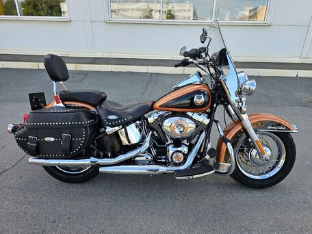 2008 Harley-Davidson Heritage, оранжевый, 890000 рублей, вид 1