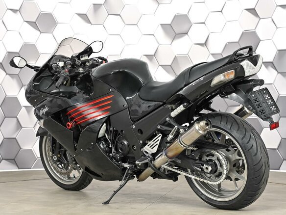 2006 Kawasaki ZZR 1400, чёрный - вид 7