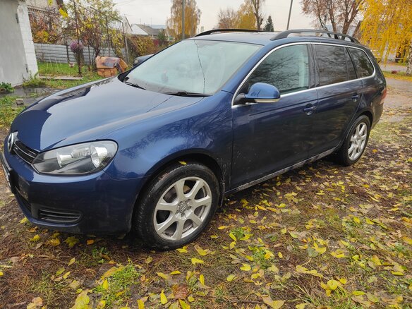 2012 Volkswagen Golf VI, синий, 950000 рублей