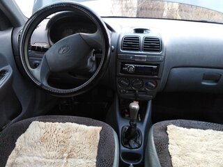 2011 Hyundai Accent ТагАЗ II, чёрный, 410000 рублей, вид 5