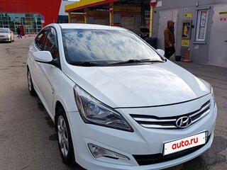 2016 Hyundai Solaris I Рестайлинг, белый, 760000 рублей, вид 2