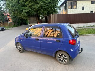 2008 Daewoo Matiz I Рестайлинг, синий, 210000 рублей, вид 4