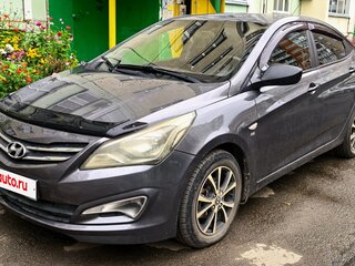 2015 Hyundai Solaris I Рестайлинг, серый, 1070000 рублей, вид 1