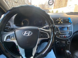 2014 Hyundai Solaris I Рестайлинг, синий, 600000 рублей, вид 5