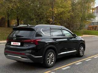 2021 Hyundai Santa Fe IV Рестайлинг, чёрный, 3390000 рублей, вид 5