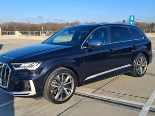 2020 Audi SQ7 I (4M) Рестайлинг, чёрный, 6200000 рублей, вид 2