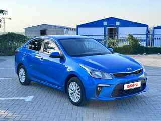 2019 Kia Rio IV, синий, 1280000 рублей, вид 4