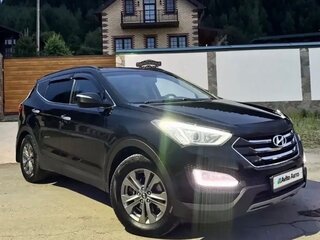 2013 Hyundai Santa Fe III, чёрный, 1660000 рублей, вид 4
